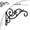 Black, variant on Hanging Bracket Wall Hook Hanging Brackets 6.2-Inch Iron Indoor/Outdoor Planter Hangers Hook for Hanging Lanterns, Bird Feeders, Wind Chimes