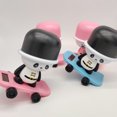 thumbnail image 4 of Solar Powered Dancing Cartoon Toy - Panda Rosa Sunnimix Juguete de figura de animal bailando, 4 of 8
