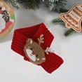 thumbnail image 6 of AuroraX Red Christmas Scarf Luxurious Classic Cute Small Scarf Thick Knit Soft Warm Wrap for Cat,Dog Pet Cold Weather, 6 of 6