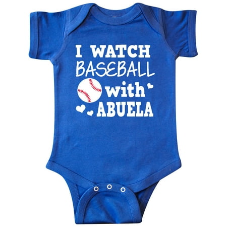 

Inktastic I Watch Baseball with My Abuela Gift Baby Boy Bodysuit