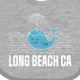 thumbnail image 4 of Inktastic Long Beach California Vacation Boys or Girls Baby Bib, 4 of 4
