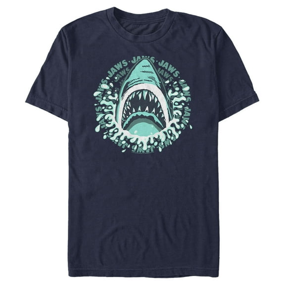 Men's Jaws Shark Splash Graphic T-Shirt