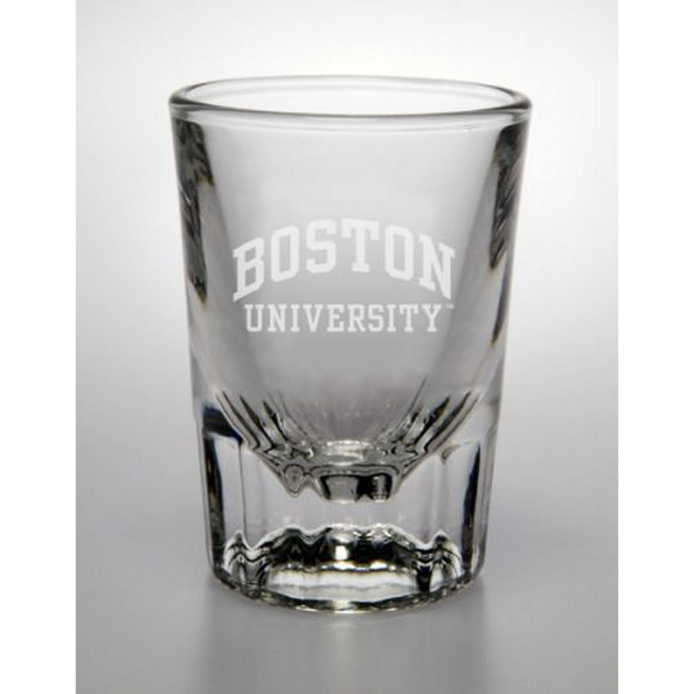 Boston University Deep Etched Classic Shot Glass