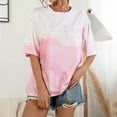 thumbnail image 5 of OAVQHLG3B Summer Tops for Women Casual Casual Round Neck Short Sleeve Print Top T-Shirt, 5 of 7