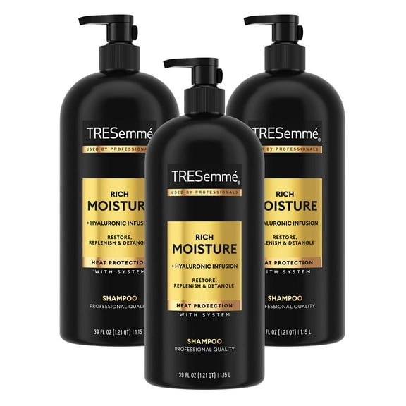 Tresemme Shampoo Rich Moisture 39oz Pump (Pack of 3)