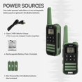 thumbnail image 4 of Walkie Talkies Joycall JF-22 de largo alcance recargables para adultos, 4 of 7