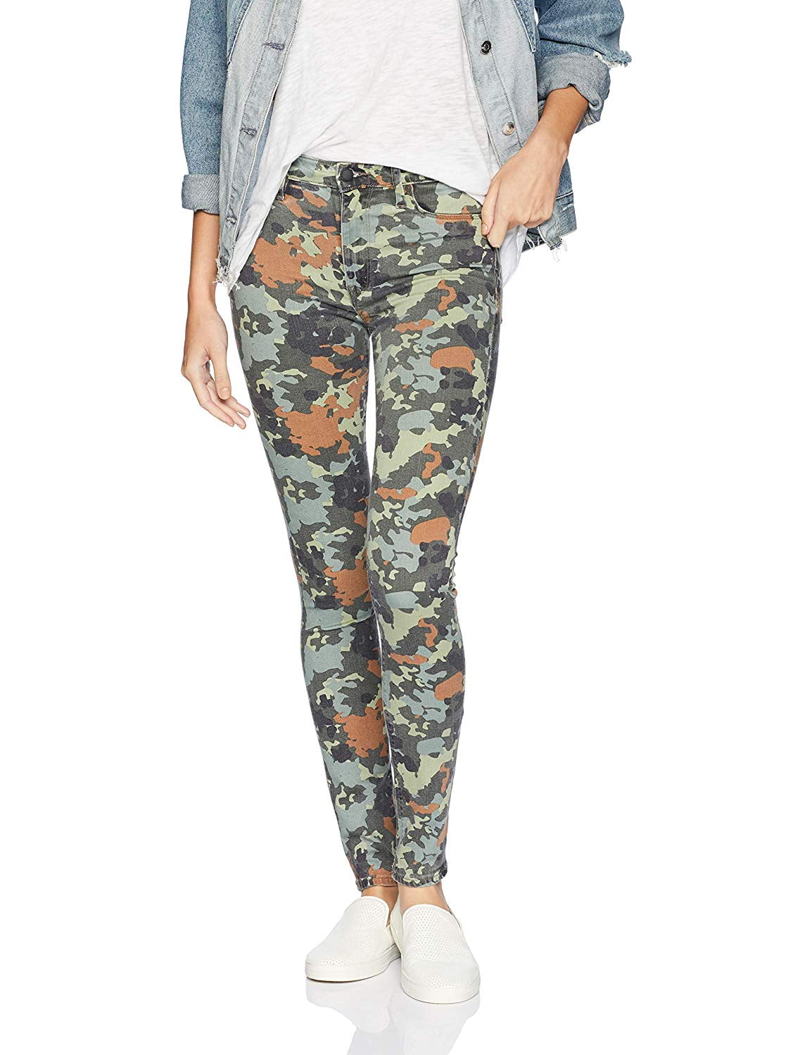 hudson barbara camo jeans