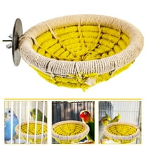 Masteelf  Parakeet Nest Hummingbird House Breeding Birds Nests for Cage Yellow