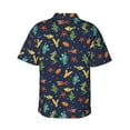 thumbnail image 3 of Disketp Hawaiian Shirts For Men,Shells And Seaweed Print Mens Casual Short Sleeve Button Down Shirts Beach Shirt, 3 of 8