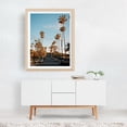 thumbnail image 3 of La Jolla Palms - San Diego California Photography Palm Tree Street Photography Tropical Sunset City Scenic Travel Poster Unframed Wall Art Print 6 x 8 inches, 3 of 4