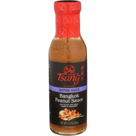House Of Tsang Bangkok Peanut Dipping Sauce 11.5 oz Pack of 4
