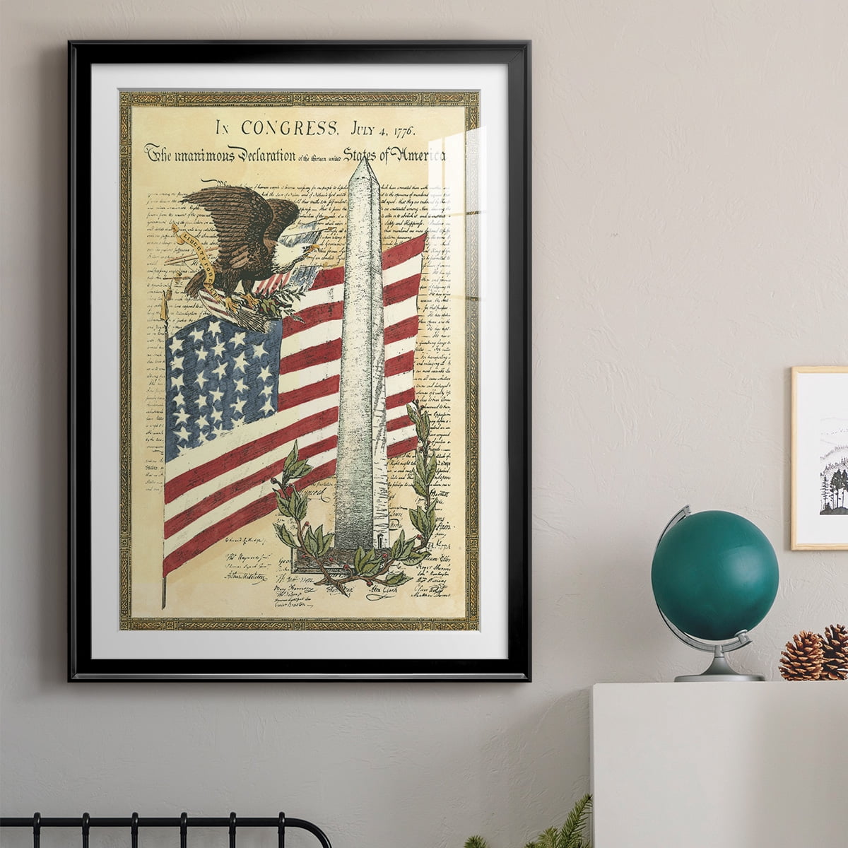 Proud To Be II Premium Framed Print - Ready to Hang