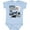 AE-Light Blue, variant on Little Brother and Biggest Fan Baseball Family Fan Boys or Girls Baby Bodysuit