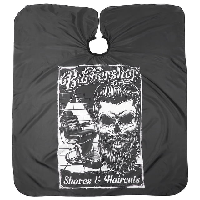 Delantal de peluquería para uso doméstico, bata antiestática para cortar el pelo (160 x 140 cm)