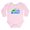 Petal Pink, variant on CafePress - I'm The Little Brother! Dinos Body Suit - Long Sleeve Cotton Baby Bodysuit