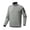 Gray, variant on Men's Quarter Zip Pullover Long Sleeve Jacket Fleece Lined Golf Pullover Thermal Gym Workout Tops with Arm Zip Pocket