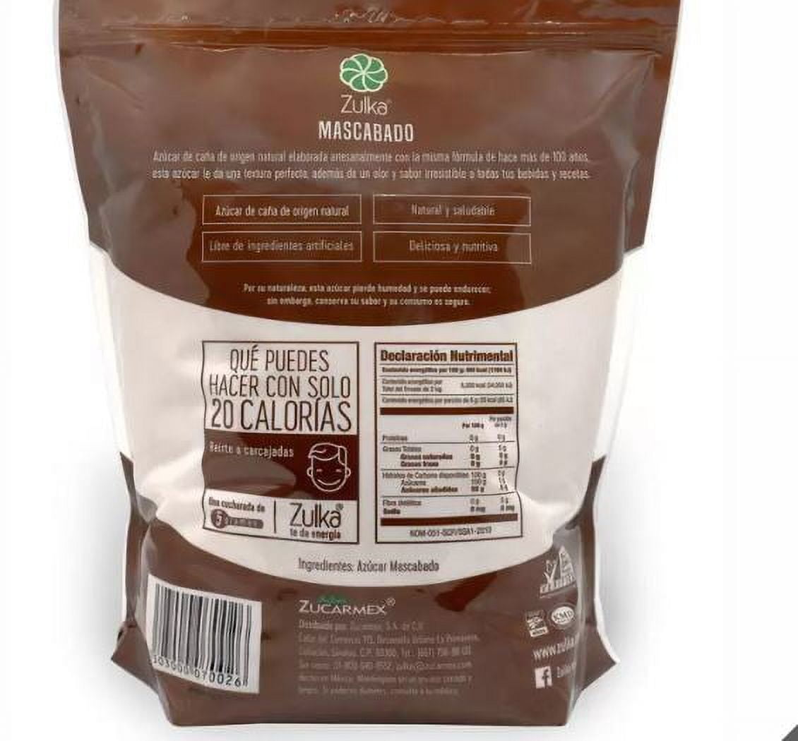 Zulka Raw Sugar Azucar Mascabado 2 kg