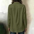 thumbnail image 6 of Kezqiaxn Women's Tops Fall Long Sleeve Collared Work Button Down Shirts Blouses for Women Trendy Fashion Clothing, 6 of 7