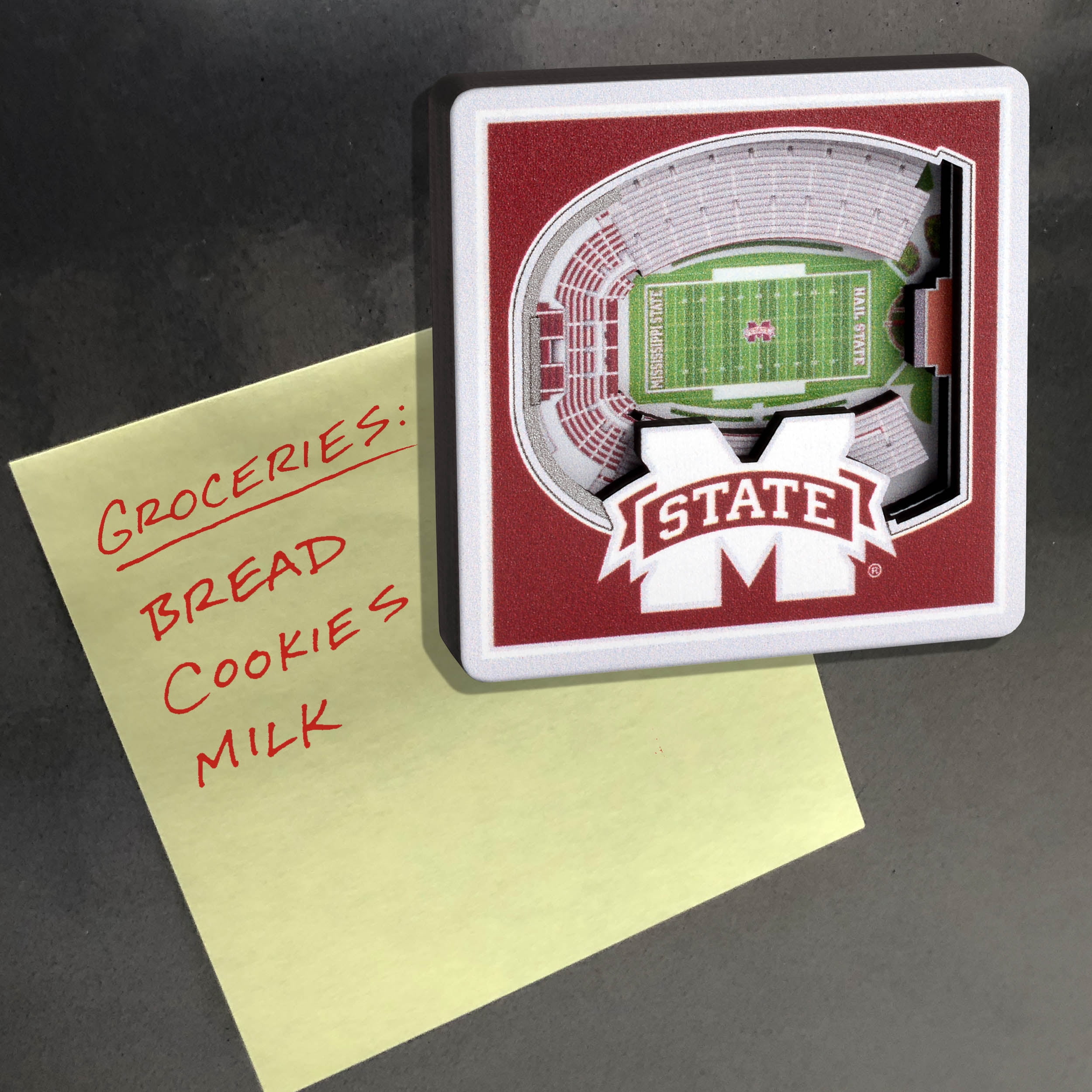 YouTheFan NCAA Mississippi State Bulldogs 3D StadiumView Magnet