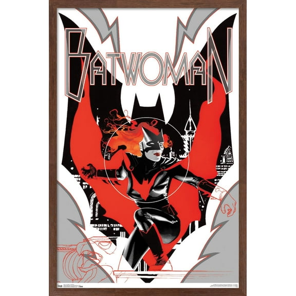 DC Comics - Batwoman Wall Poster, 22.375" x 34", Framed