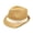 White Band, variant on Classic Tan Fedora Straw Hat