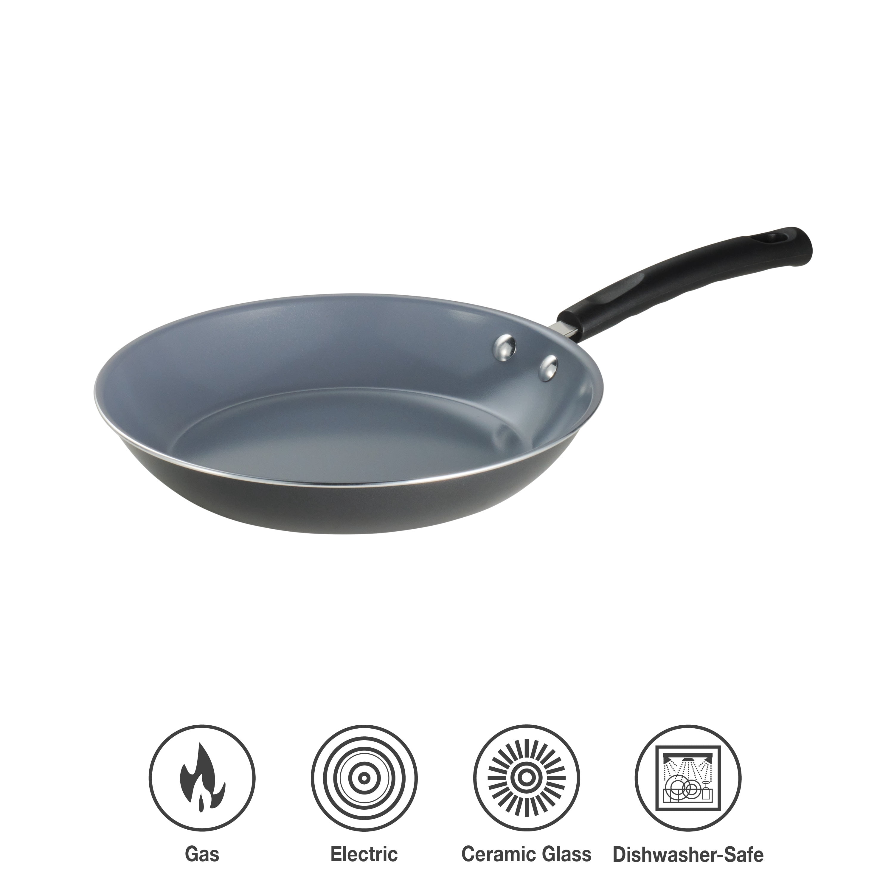 Tramontina PrimaWare Ceramic Gray Saut Pan Set, 2 Piece