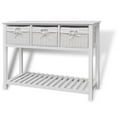 thumbnail image 1 of vidaXL Rangement Buffet Blanc, 1 of 5