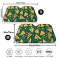 thumbnail image 3 of Kdxio Pizza Print Windshield Sun Shade,UV Rays and Sun Heat Protection,Sunshade for Car Windshield,Car Shade Front Windshield - Medium, 3 of 5