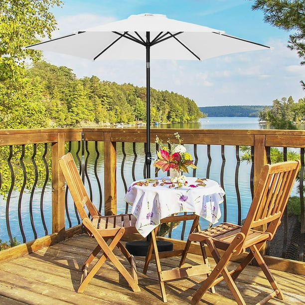 Autlaycil 9ft Patio Umbrella, Outdoor Market Umbrella with Tilting