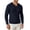Navy#45, variant on ZVAVZ V Neck Knit Tee Shirts for Men Long Sleeve Textured Tops Fall Casual Gym Athletic Shirts Stretchy Workout Running T-Shirt Blue S