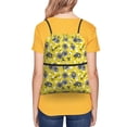thumbnail image 4 of Sigee Honeybee for Drawstring Zipper Backpack ,Waterproof, Durable, Lightweight Gym Bag for Sports, 4 of 5
