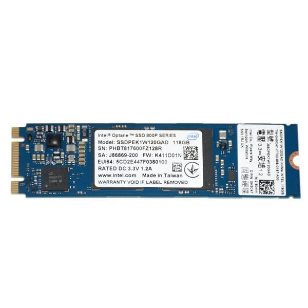 Dell Intel Optane SSD 800P 118GB M.2 2280 PCIe NVMe Drive – H5C47