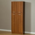thumbnail image 1 of South Shore Axess 4-Door Storage Pantry, in Morgan Cherry, 1 of 10