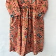 thumbnail image 3 of Fruit Printed Cotton Dress, Handblock Dress, Cotton Dress, Handblock Dresses, Block Printed Dress, Handmade Cotton Dress, Dresses, Cotton, 3 of 8