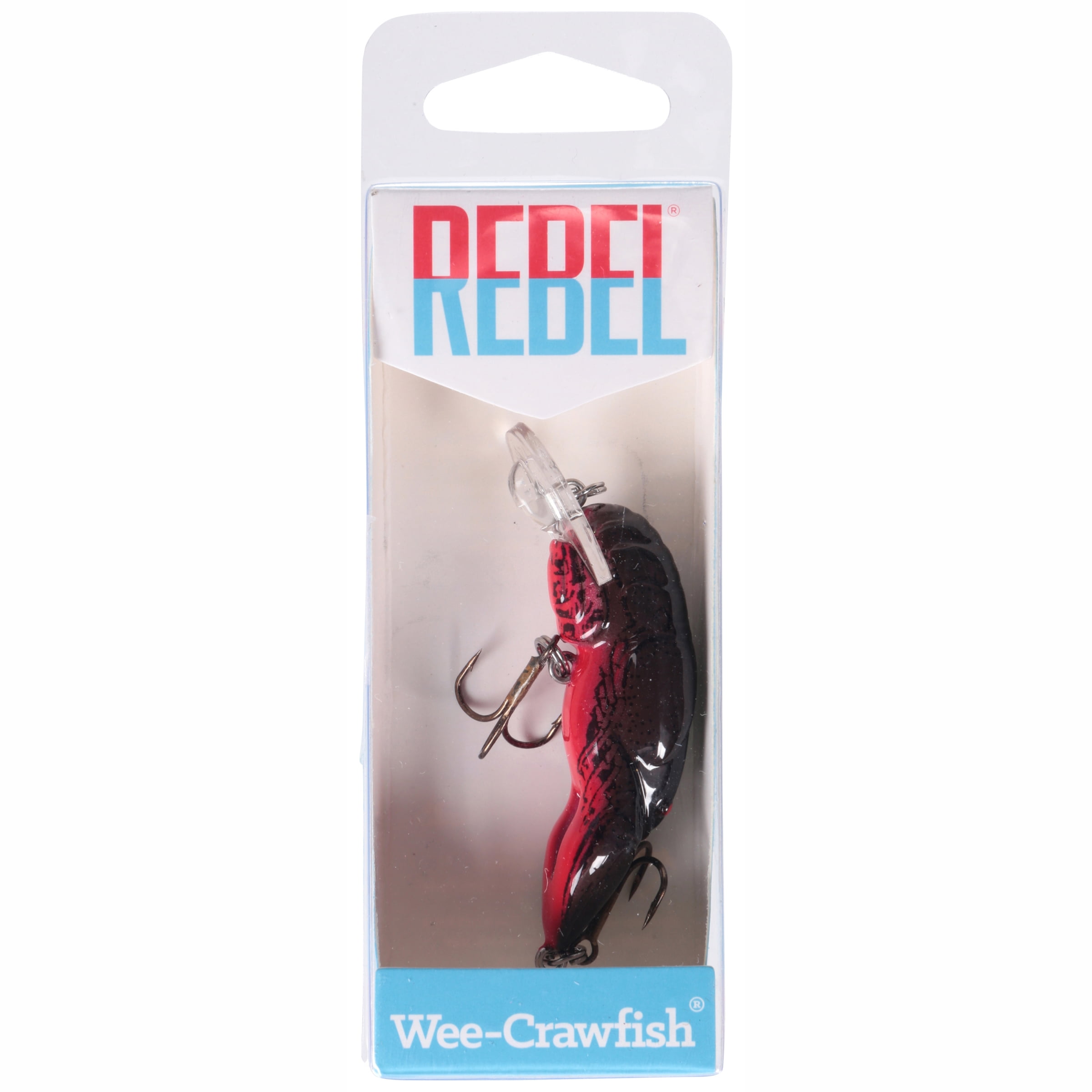 Rebel Lures Original Realistic Crawfish Crankbait Fishing Lure Ditch/Brown  Wee (5-7 ft Depth)