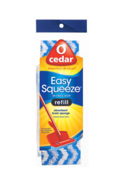 O-Cedar Floor N More Easy Wring Microfiber Sponge Pad Mop Refill Washable 151198 