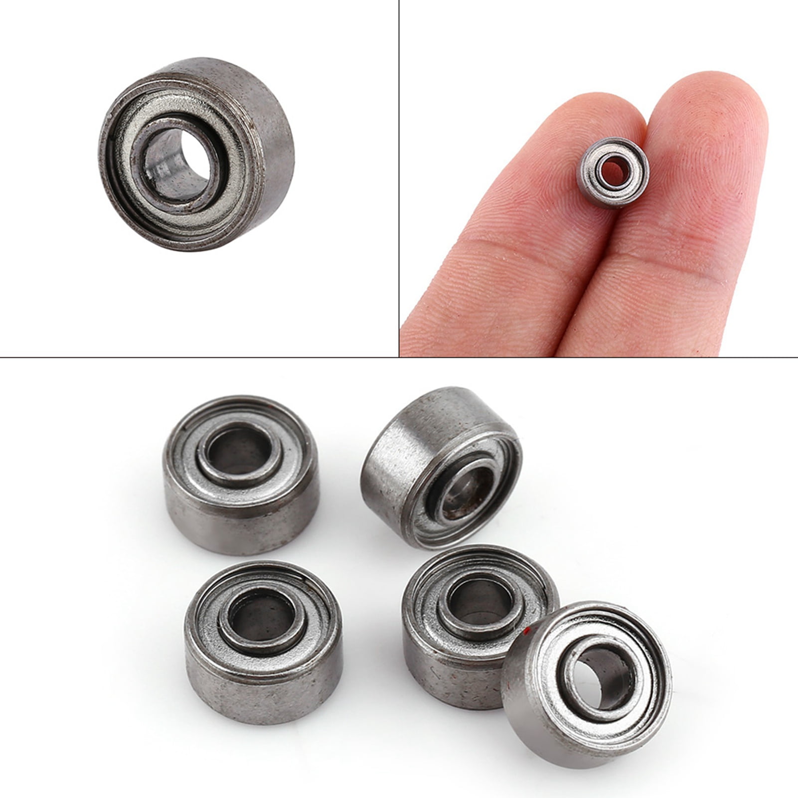 10pcs 693ZZ Deep Groove Ball Bearings Double Shielded Carbon Steel