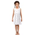 thumbnail image 6 of Girls Dress Unicorn Rainbow Umbrella Sleeveless Dress for Girls Hem A-Line Casual Sundress, 6 of 7