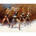 thumbnail image 2 of Meijering, Kitty 18x15 White Modern Wood Framed Museum Art Print Titled - Dance up, 2 of 4