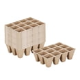 thumbnail image 4 of Terraxo Seedling Starter Trays Nursery Cup Biodegradable Reusable Planting Container for 12 grids L, 4 of 8
