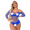 thumbnail image 4 of sous-Vêtements pour Femmes Manches Longues Justaucorps en Résille, 4 of 9