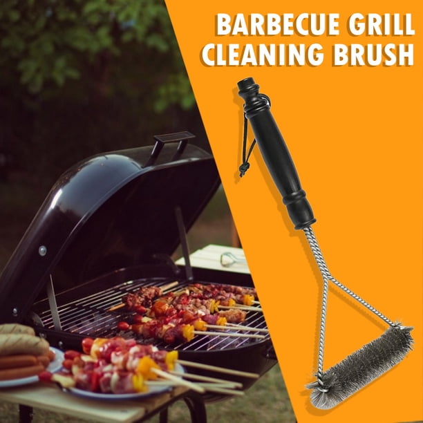 Cepillo De Limpieza Cepillo para parrilla Cerdas de alambre de acero inoxidable Cepillos triangulares Kit para barbacoa Limpiador Ndcxsfigh Libre de BPA