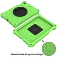 thumbnail image 7 of Dteck Kids Case for iPad mini 5, iPad mini 4 Case, iPad mini 3/2/1 Case 7.9-inch, Rotating Stand Handle Grip Kids Friendly Silicone Shockproof Shell Shockproof Rugged Case for iPad mini 7.9",Green, 7 of 7