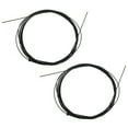 thumbnail image 1 of SHISUYAN 2Pcs Bike Brake Cable Front Rear Brake Cable Brake Wire Core Bike Part, 1 of 9