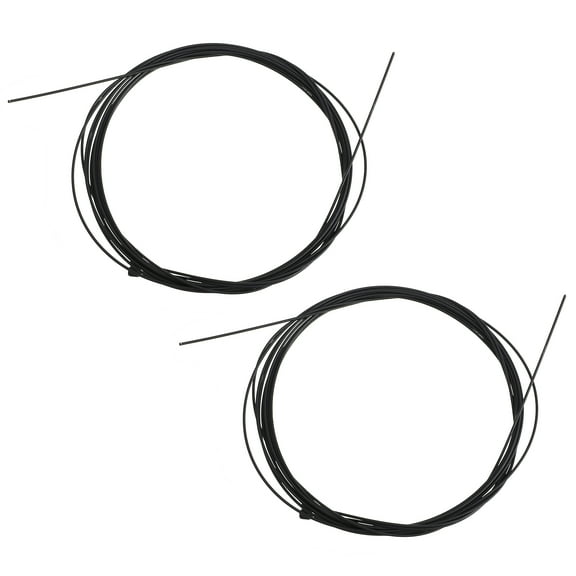 OFFIGAM 2-Pack Front Brake Cable for Bikes, Stainless Steel, Black, Replacement for Cycling Safety