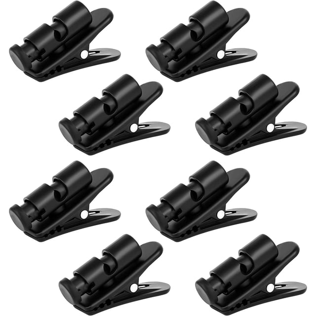 8 Pcs Clips pour Écouteurs, Pinces à Câble pour Écouteurs, Support de Câble pour Écouteurs