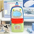 thumbnail image 2 of KKBOTIVE Backpack Lunch Box Color Bookbags Multi Pocket and Inner Comp School Backpack with Compartment 2026 School Bag Top Blue One Size, 2 of 5