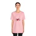 thumbnail image 4 of Unisex Jersey Short Sleeve Tee I Love You, 4 of 10
