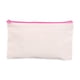 thumbnail image 2 of Bolsa de lona de algodón con cremallera en blanco | Estuche DIY para lápices y almacenamiento de material escolar | Tela suave y ligera | Costuras duraderas con múltiples puntadas | Lavable a, 2 of 2