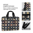 thumbnail image 4 of FORMRS 16" Laptop Bag Carrying Sleeve Case with Handle Travel Shoulder Briefcase, Square Harmony, 4 of 8
